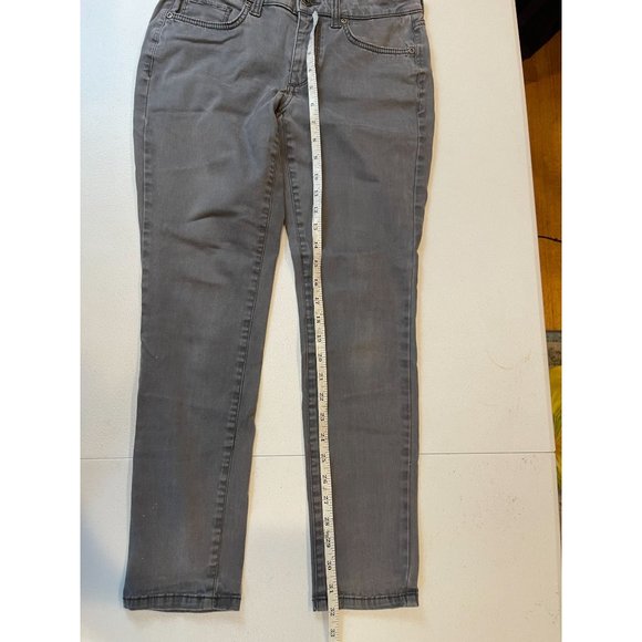 Sonoma Womens Jeans Skinny Leg Mid Rise Five Design Pockets Dark Gray Size 4S - Picture 5 of 9